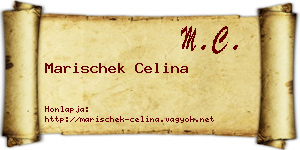 Marischek Celina névjegykártya